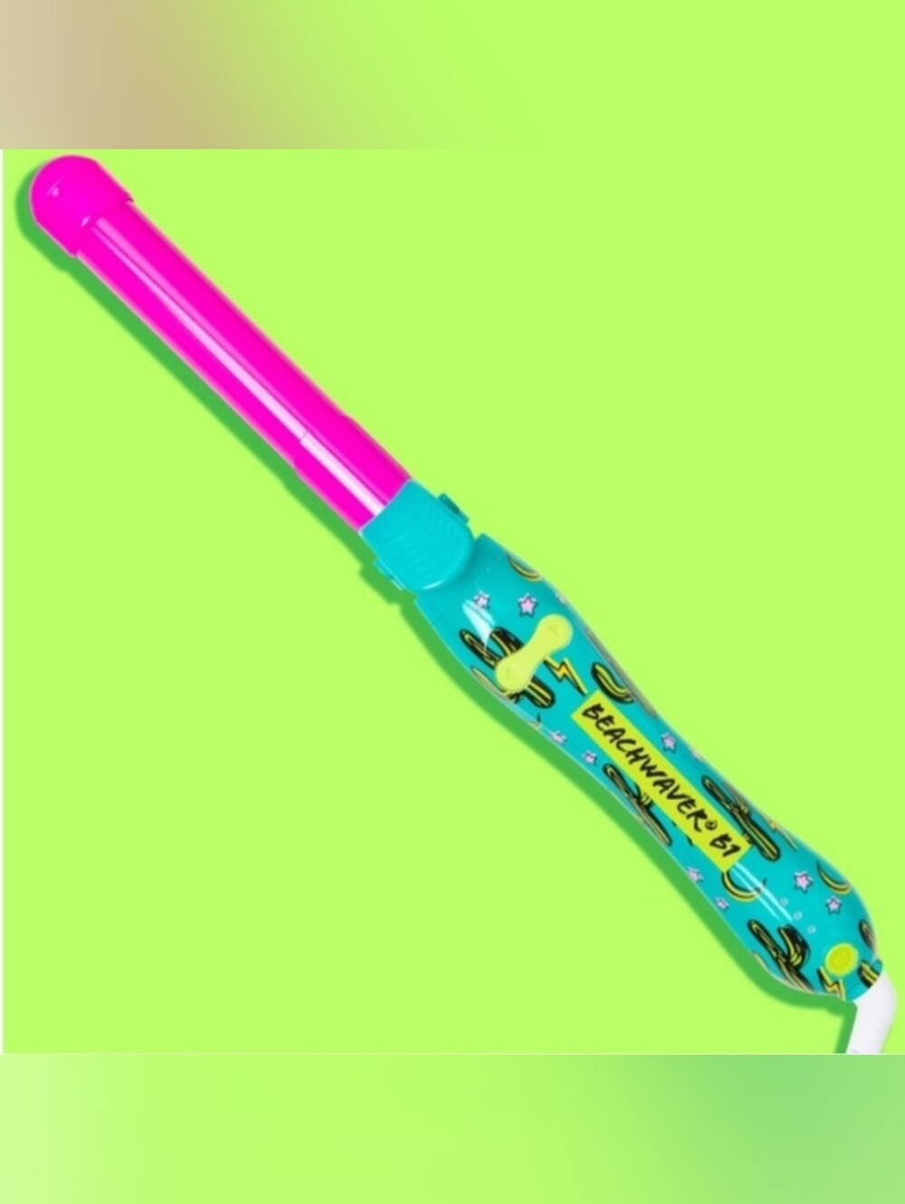 The Beachwave B1 Neon Desert Roatating Curling Iron 1 Inch